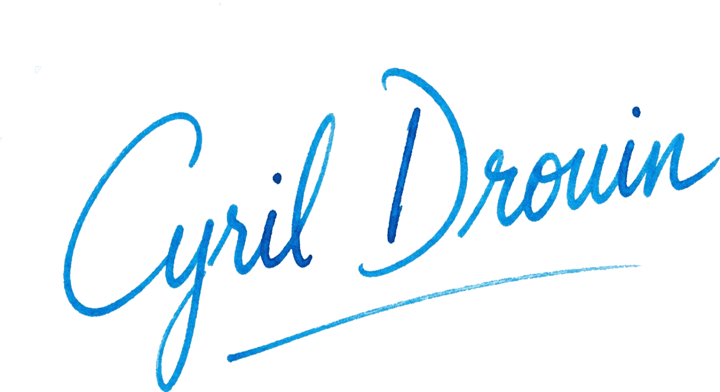 Signature of Cyril Drouin, Founder of TheChinaPath